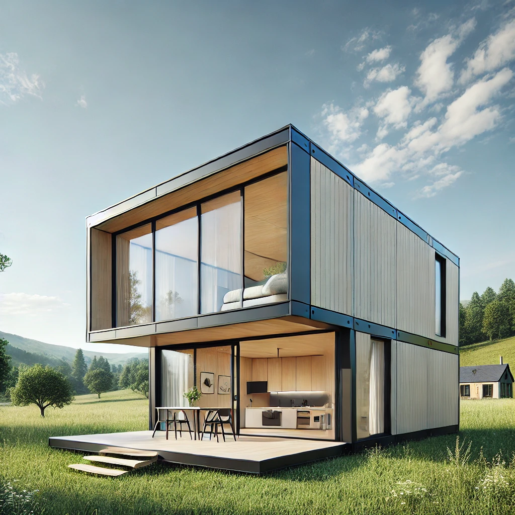 Construcción modular en proceso